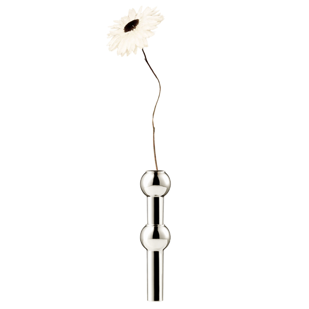 STOFF Nagel Vase, Chrome