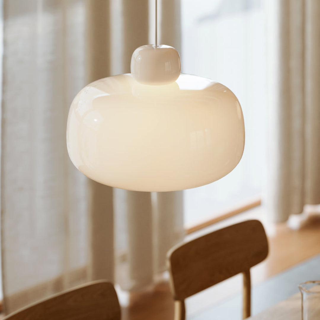 WOUD Stone Pendant Lamp - Glass - Batten Home