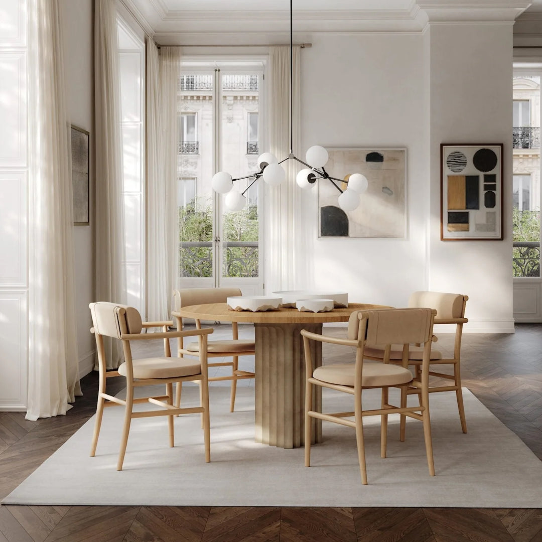 Arc Dining Table - Natural Oak