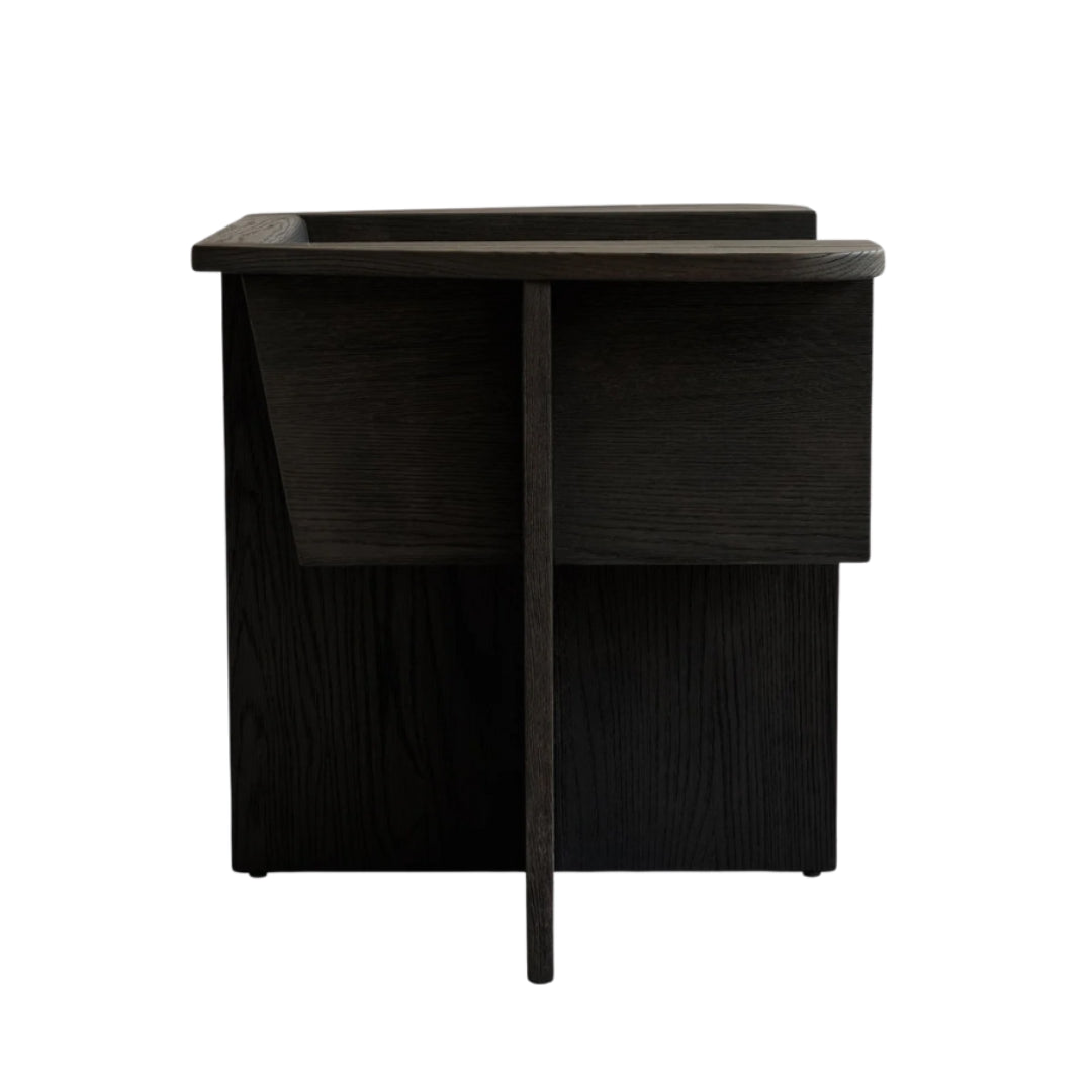 Brutus Lounge Chair - Coffee Black Oak