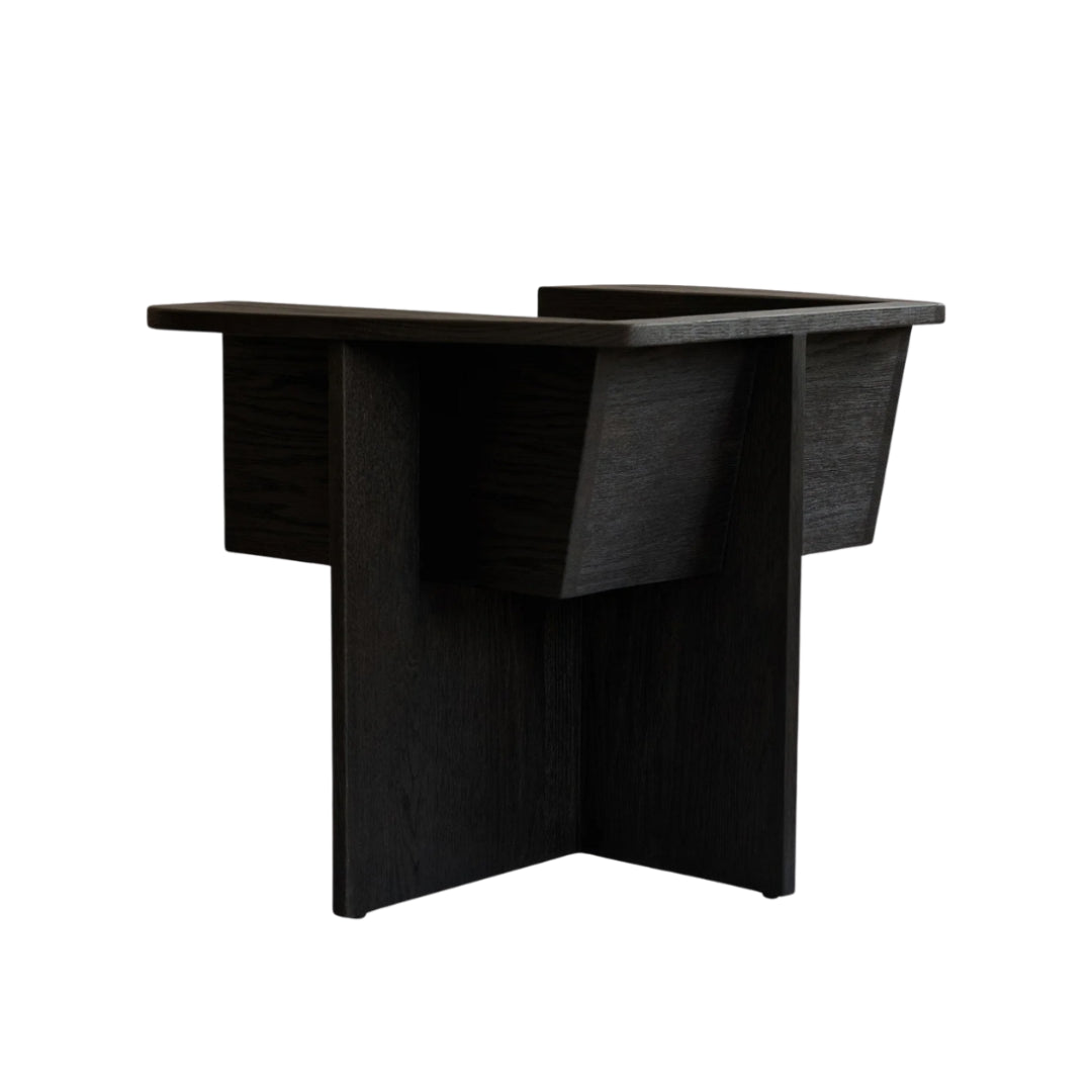 Brutus Lounge Chair - Coffee Black Oak