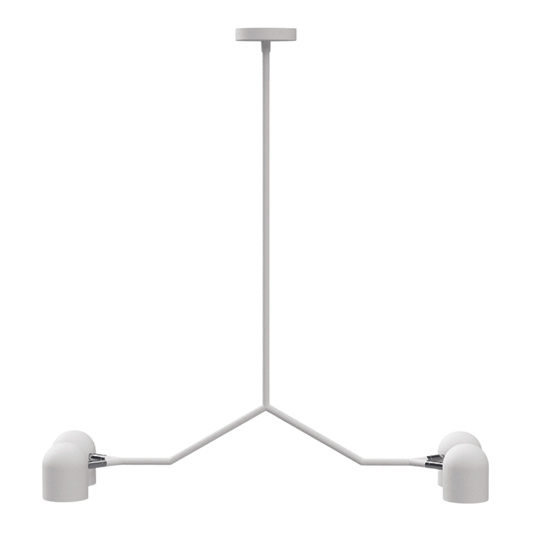 Tandem 4-Head Pendant Lamp