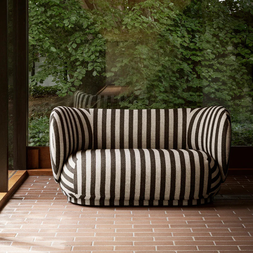Rico 2-Seater Sofa - Louisiana Sand/Black