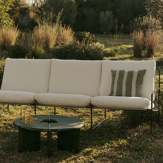 Desert 3-seater - Black - Pure Bouclé