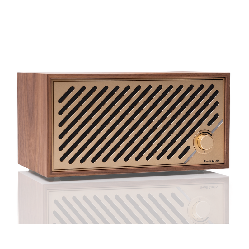 Tivoli Audio Model Two Digital Diffusore Smart Wi-Fi Con AirPlay 2, Google Cast E Bluetooth – Finitura Noce/Oro