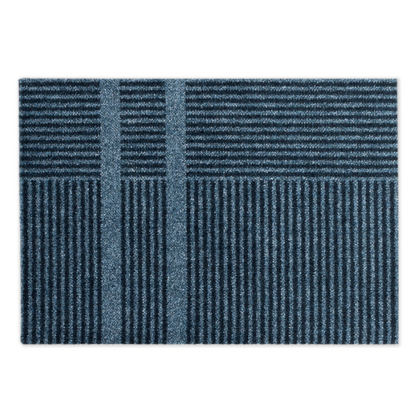 Løype Floor Mat - Stormy Blue