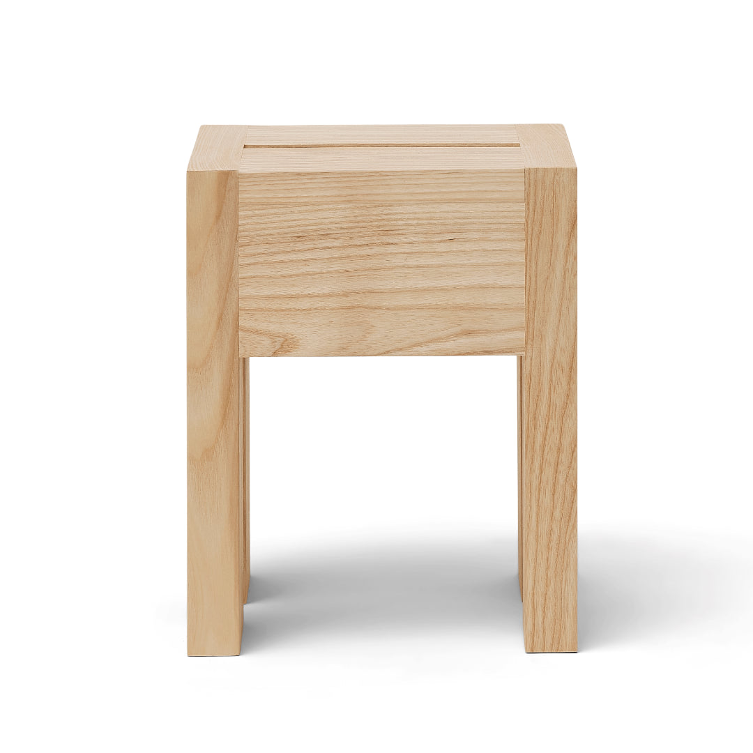 Form and Refine Monolith Side Table, Ash - Batten Home
