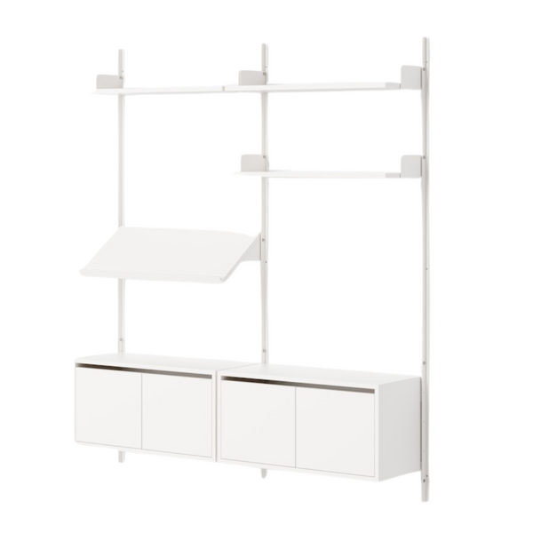 New Works Living Shelf Cabinets Low with Doors | Batten Home