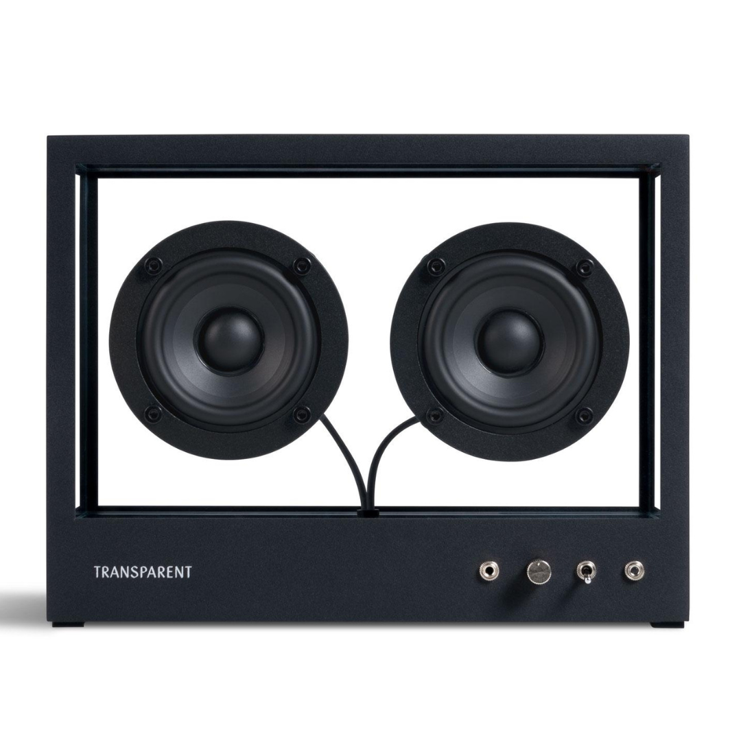 【ほぼ未使用】transparent speaker small black Transparent | Small Transparent Speaker - Black
