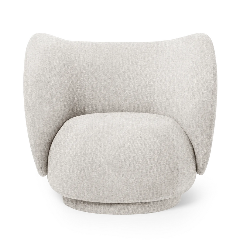 Rico Lounge Chair - Bouclé Off-White