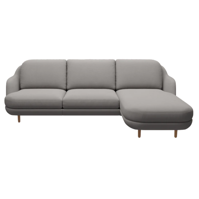 Fritz Hansen Lune 3 Seater Sofa with Chaise Lounge