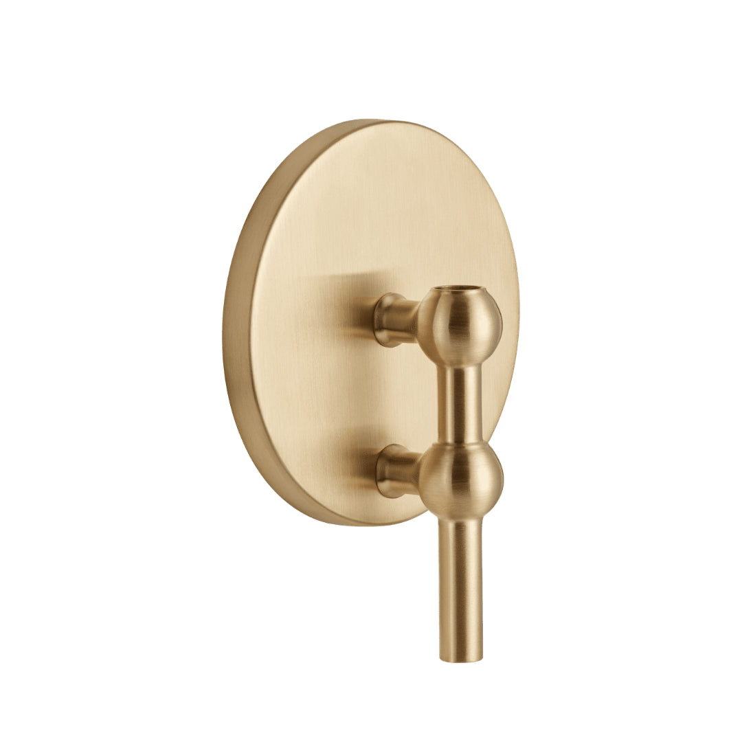 STOFF Nagel Wall Hanger, Brushed Brass - Batten Home