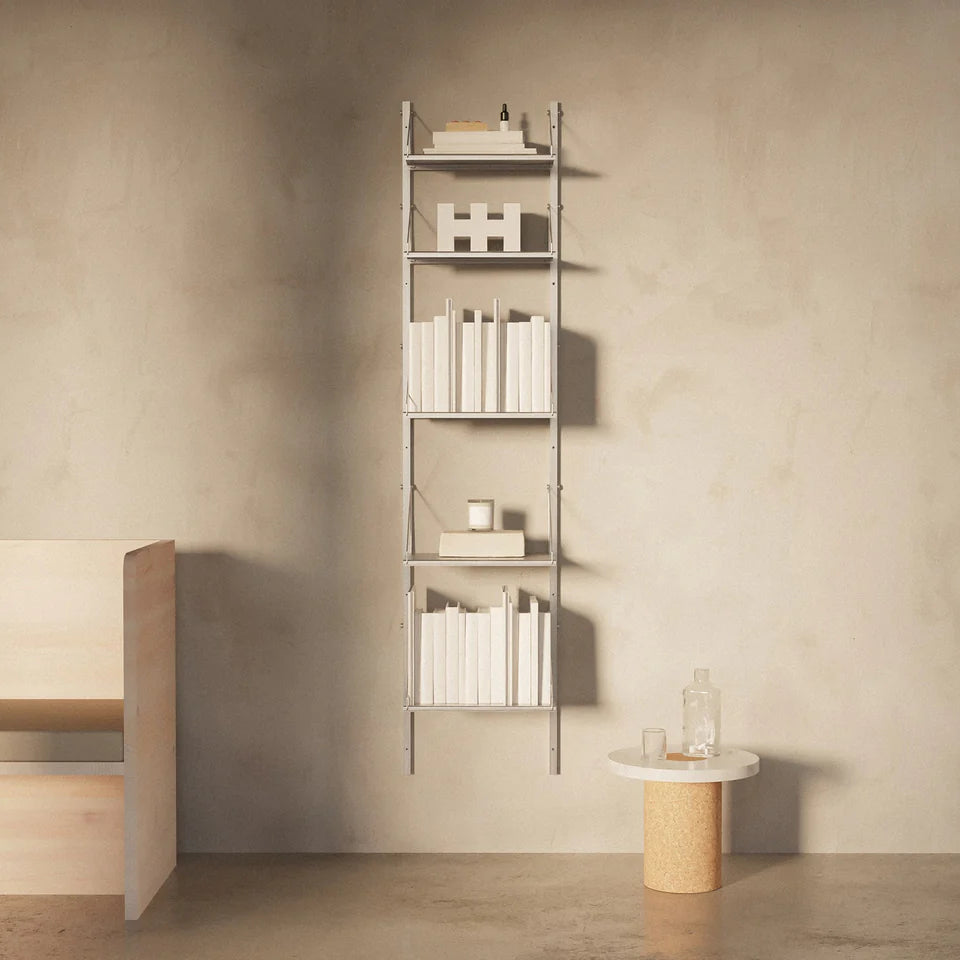 Shelf Library Single Section │ H73 │ Stainless Steel - Batten Home