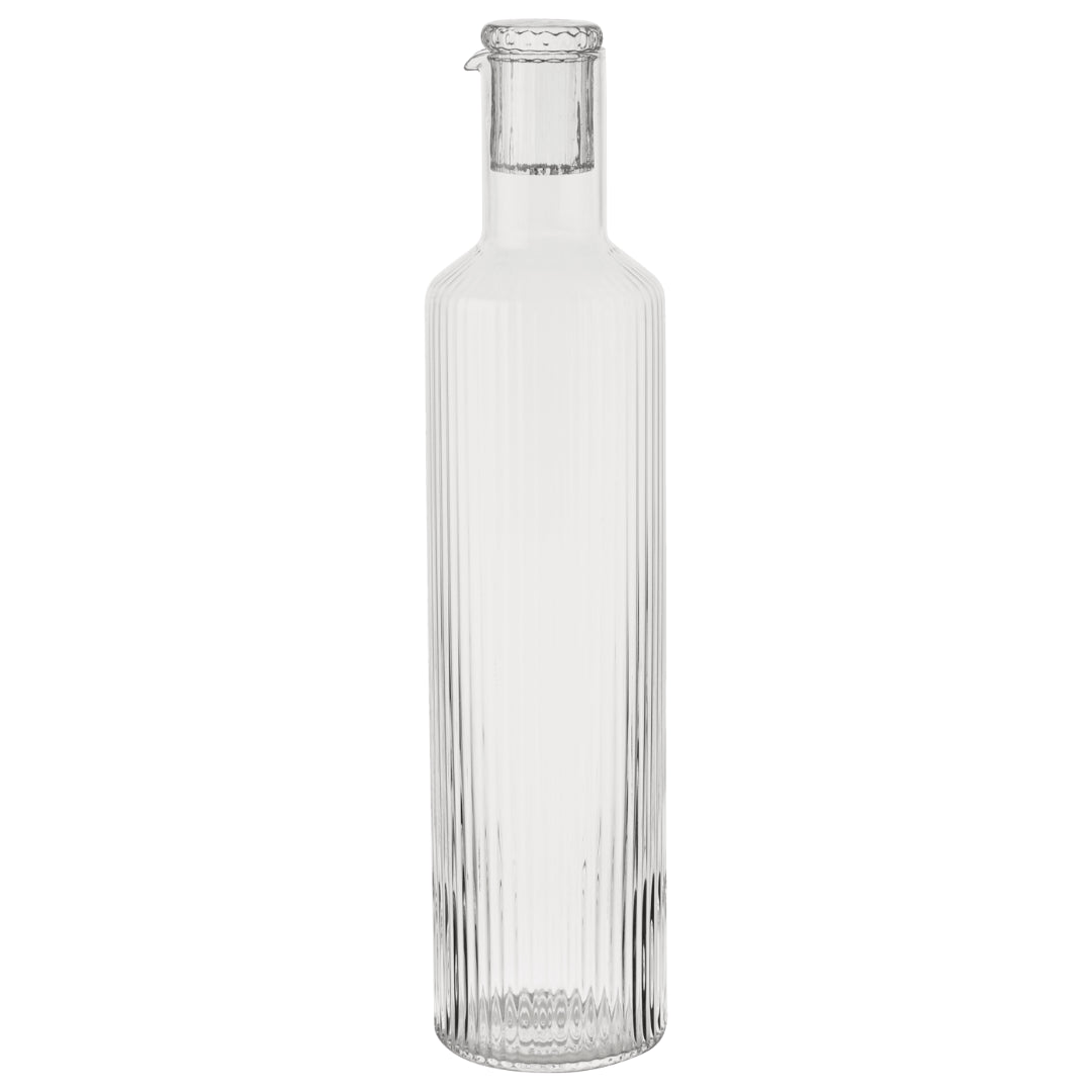 Ferm Living Ripple Oil Bottle - Clear - Batten Home