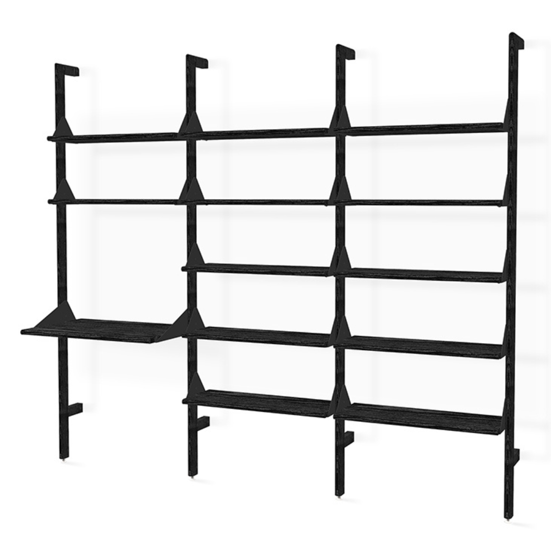 Branch-3 Shelving Unit with Desk