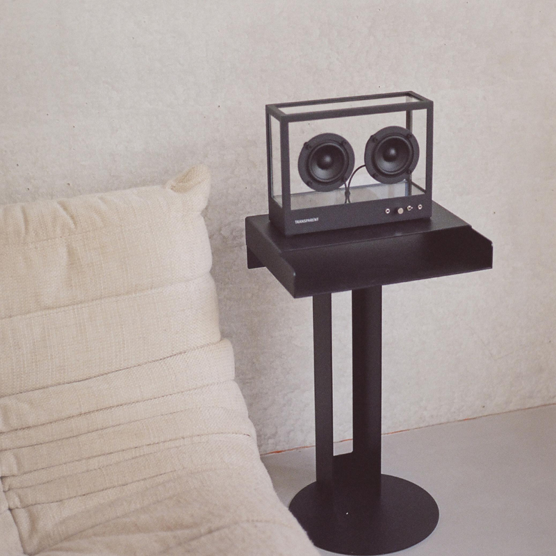 Small Transparent Speaker - Black