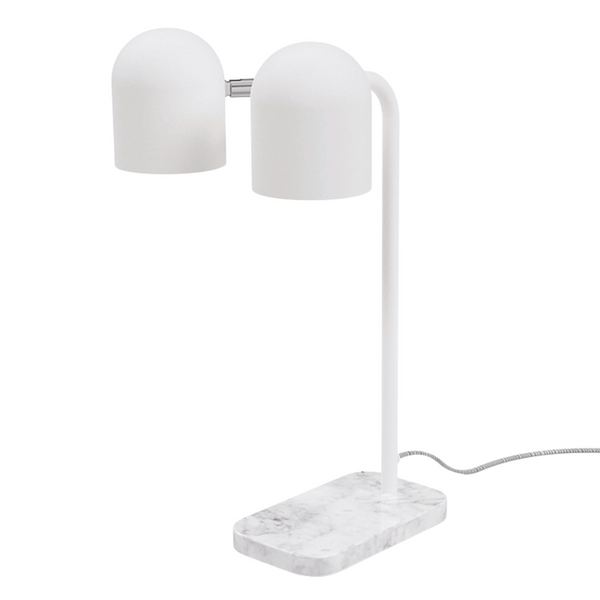 Tandem Table Lamp White - Gus Modern at Batten Home
