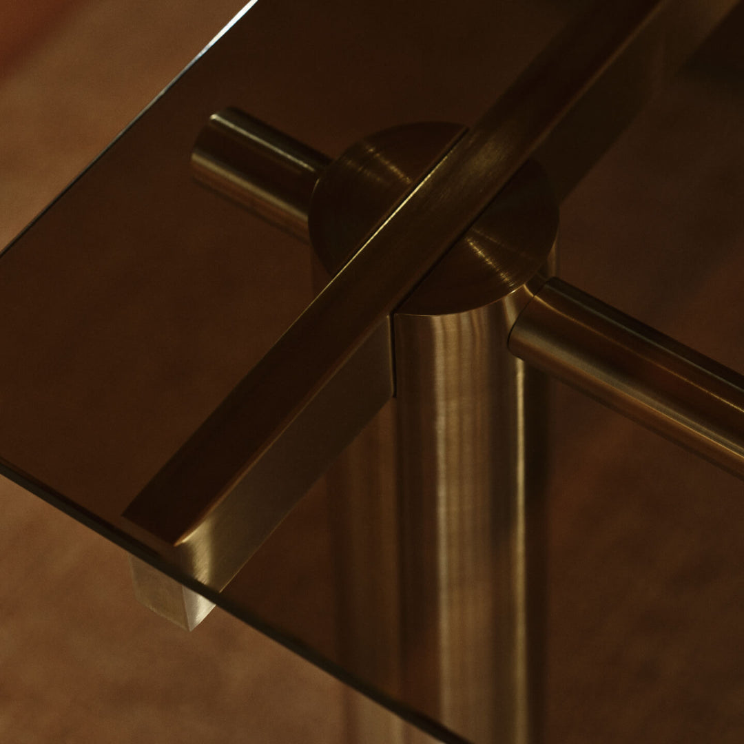 Atura Dining Table - Tinted Glass