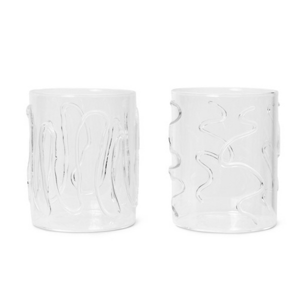 Doodle Glasses - Set of 2 - Tall