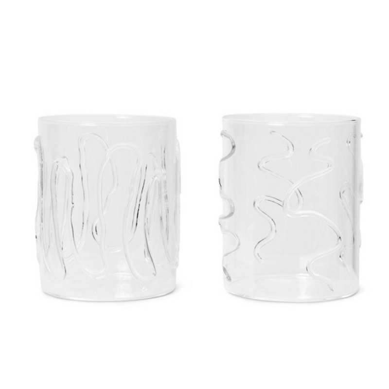 Doodle Glasses - Set of 2 - Tall