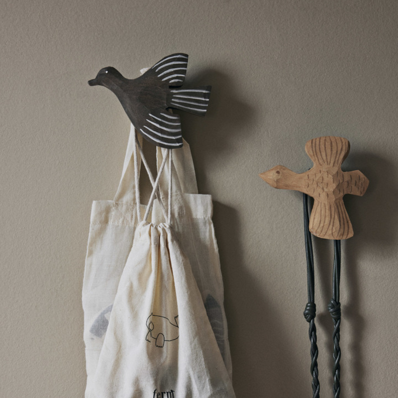 Ferm Living Billie Bird Hook Anthracite