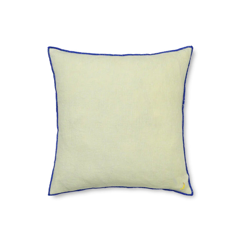 Contrast Linen Cushion
