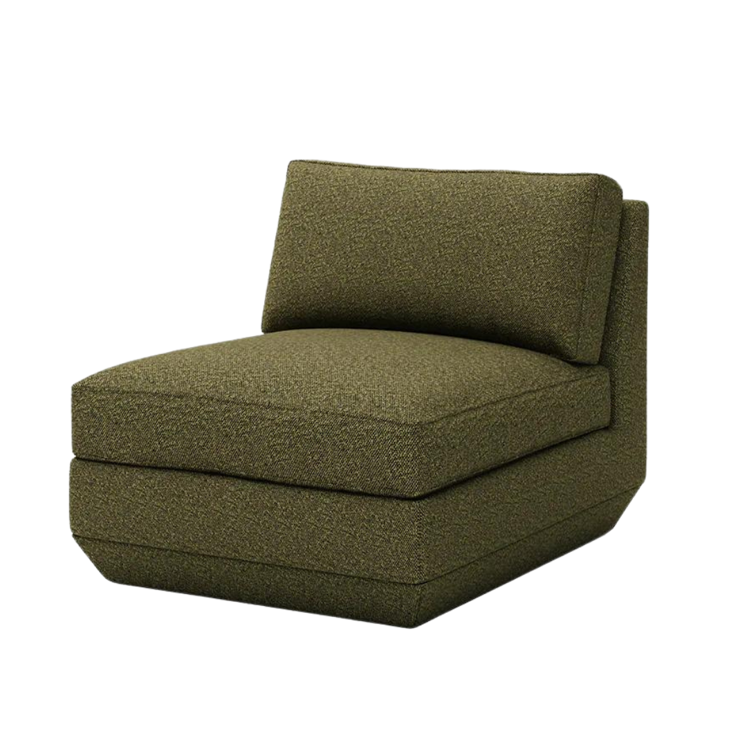Podium Modular Armless Chair Copenhagen Terra - Gus Modern at Batten Home