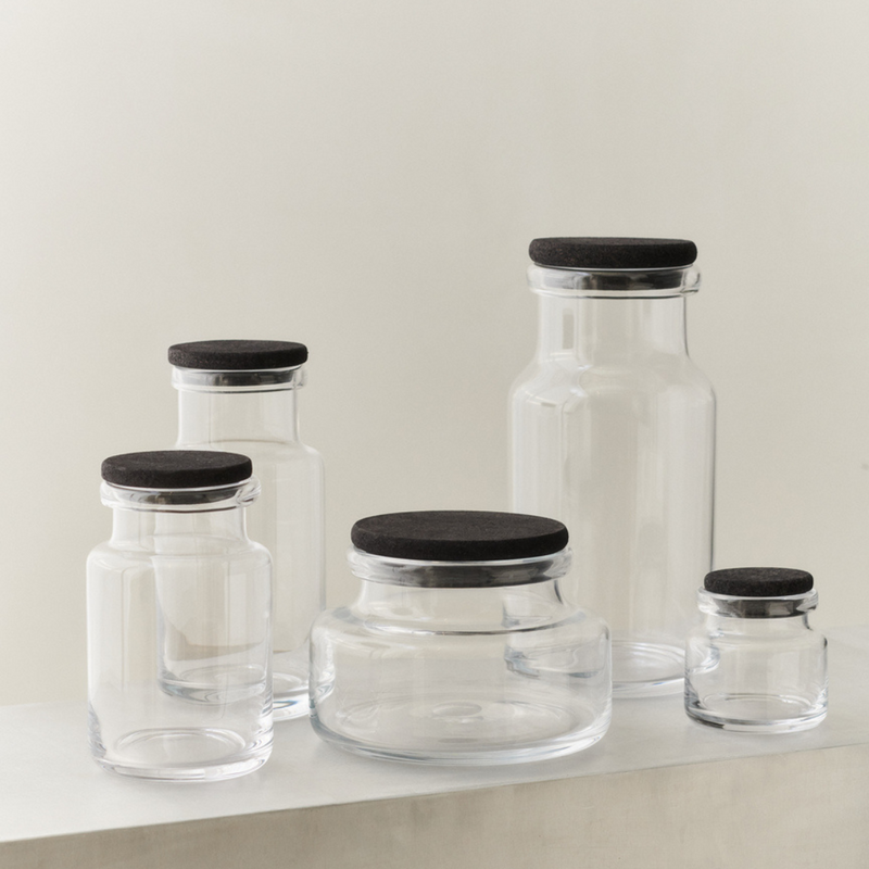 Verner Glass Container