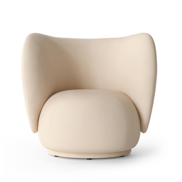 Rico Lounge Chair - Brushed Off-White