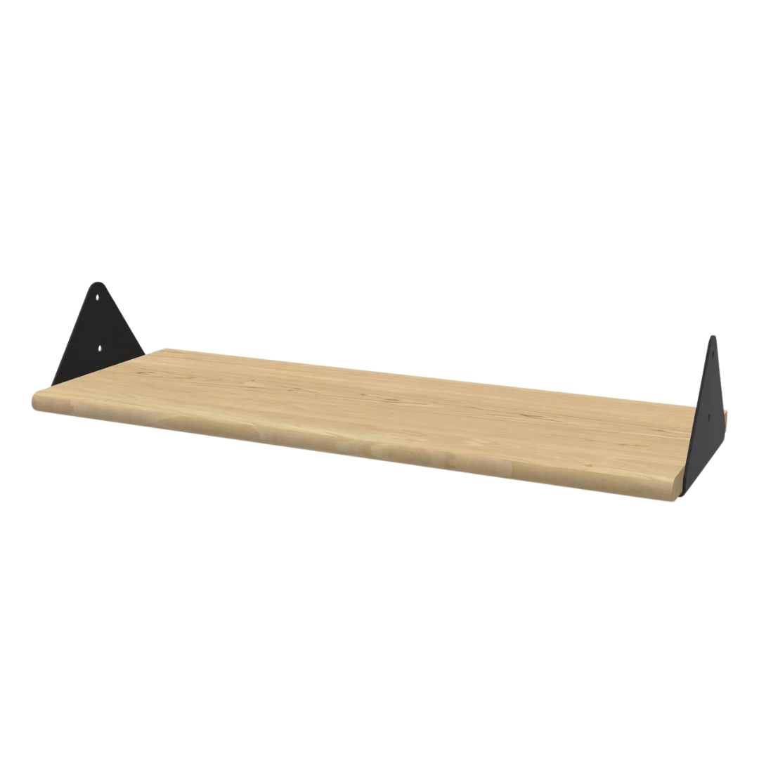 Branch Modular Shelf Blonde Ash/Black Brackets - Gus Modern at Batten Home