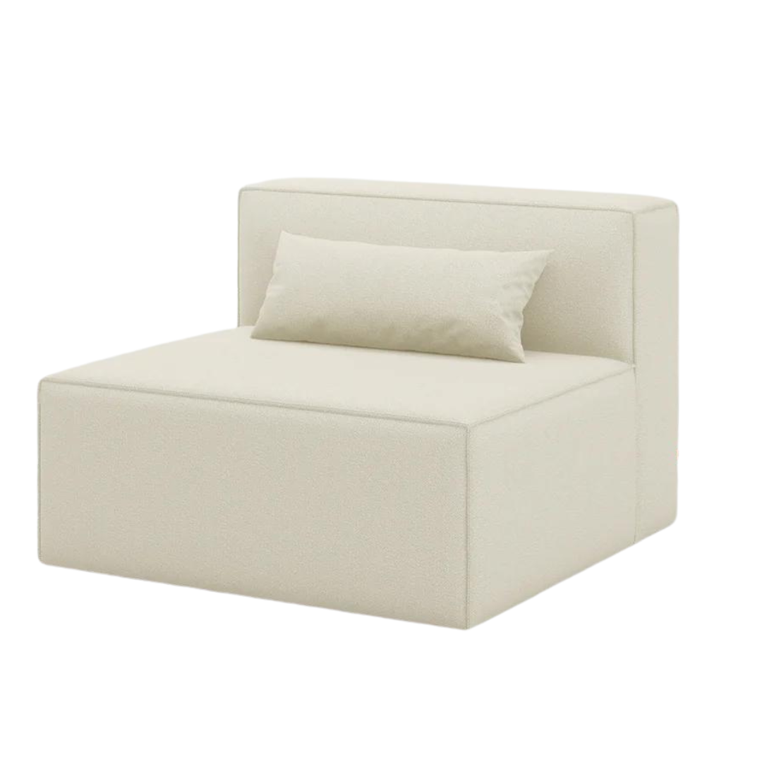 Mix Modular Armless Chair Mowat Sand - Gus Modern at Batten Home