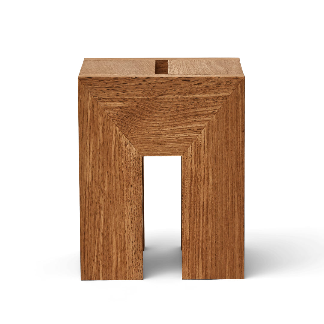 Form and Refine Monolith Side Table, Oak - Batten Home