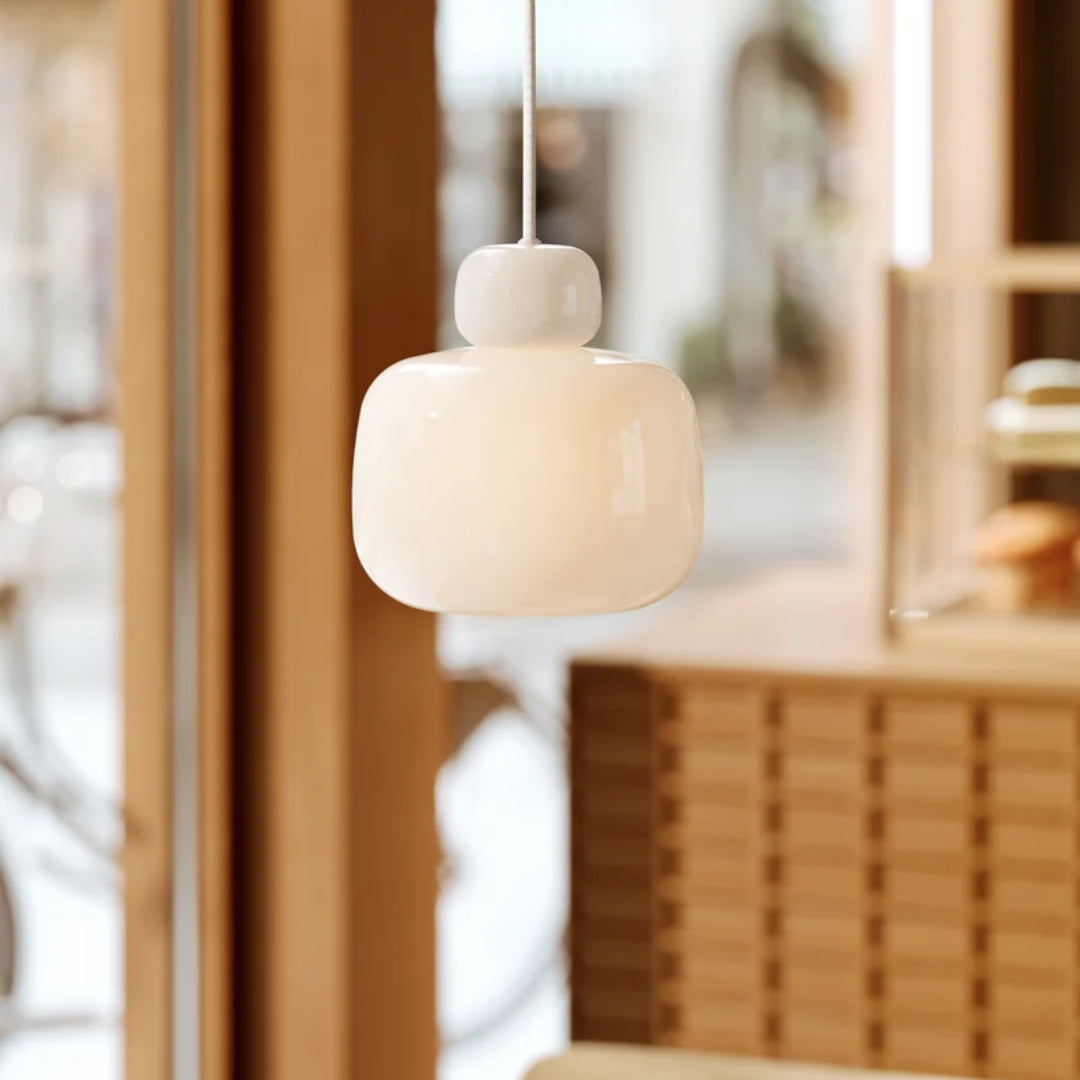 WOUD Stone Pendant Lamp - Glass - Batten Home