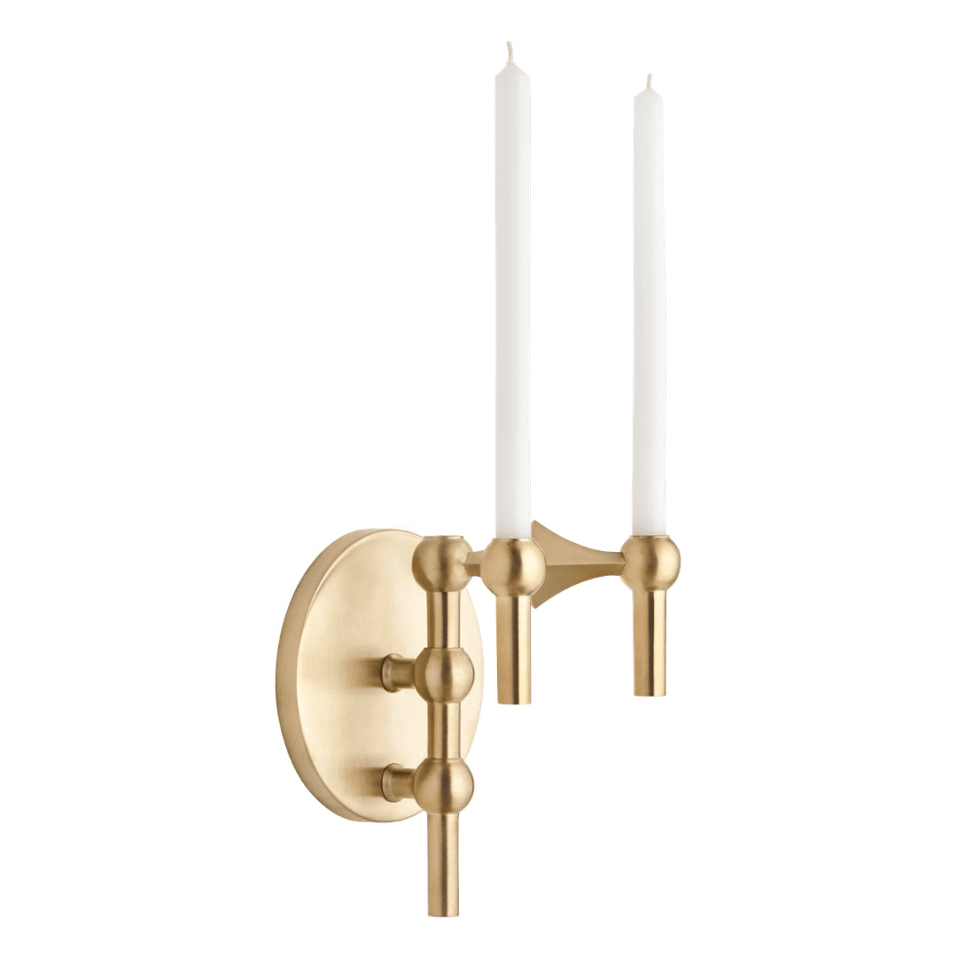 STOFF Nagel Wall Hanger, Brushed Brass - Batten Home