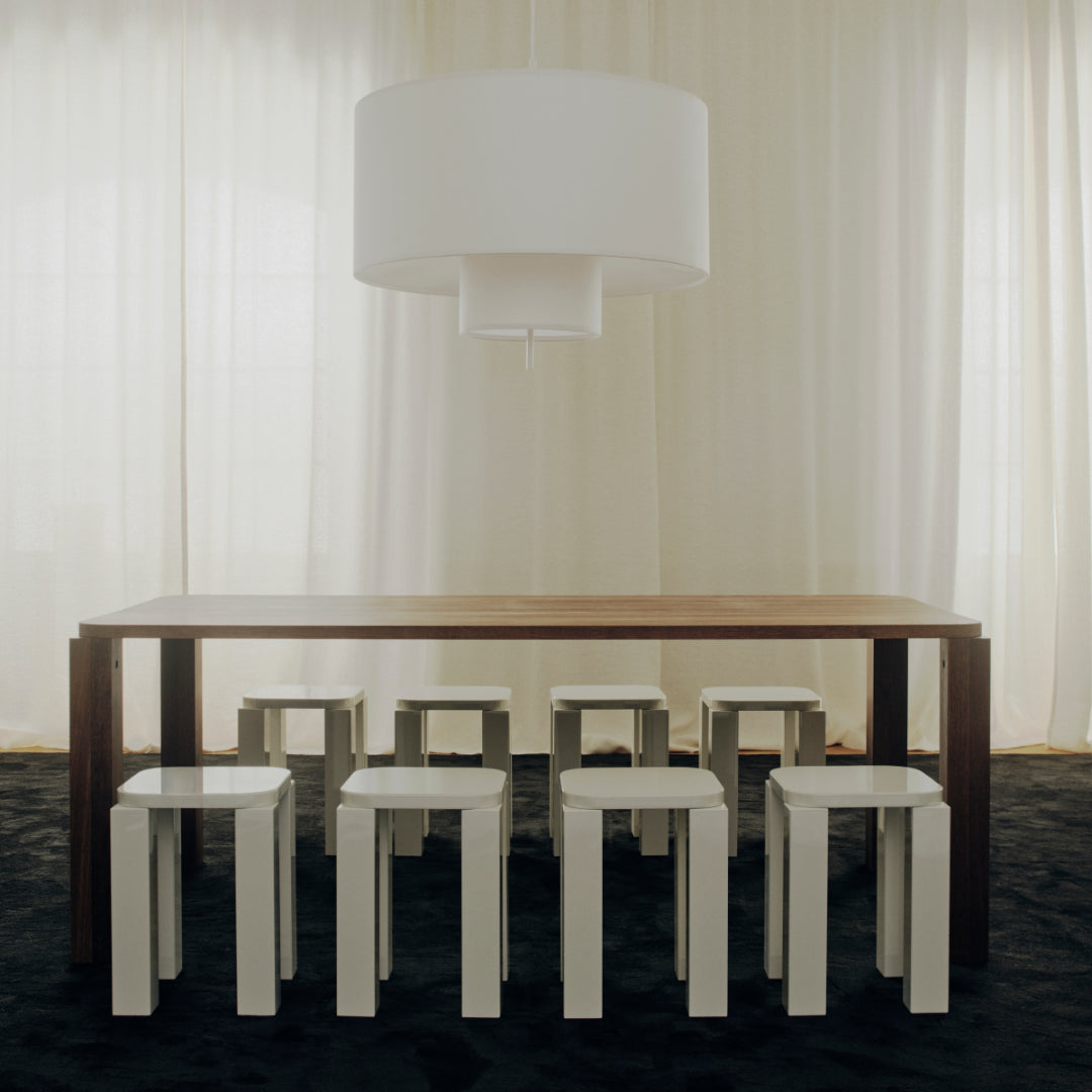 New Works Atlas Stool, Lacquered | Batten Home