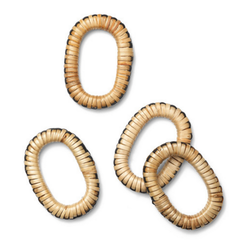 Weave Napkin Rings - Set of 4