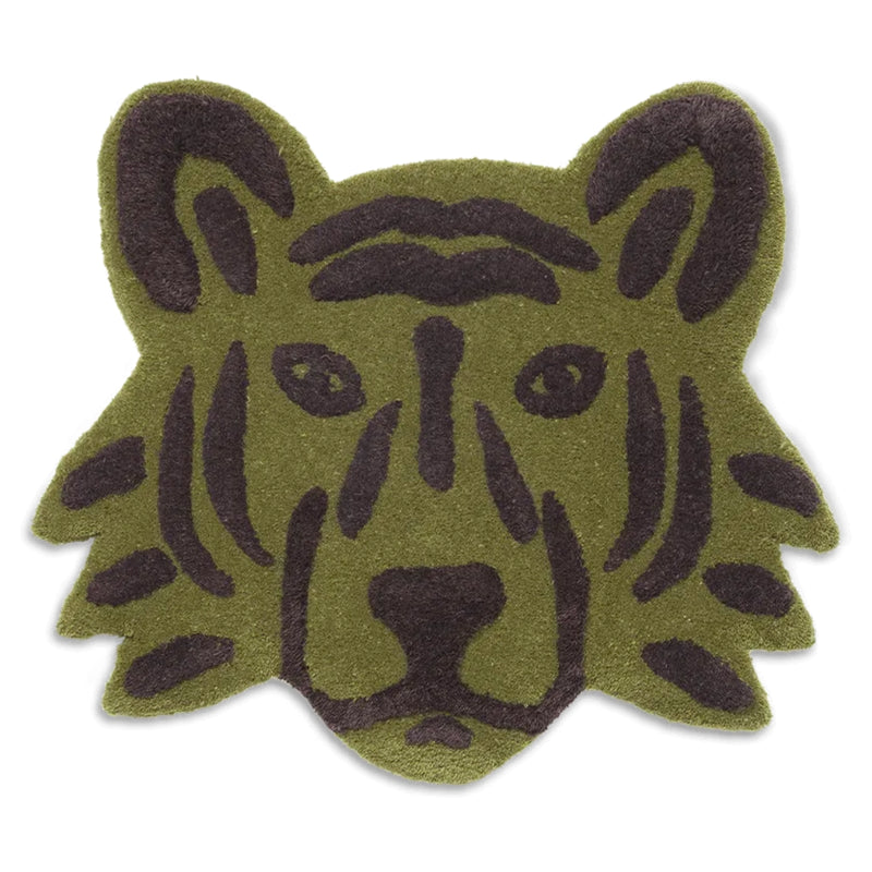 Tufted Tiger Head - Green