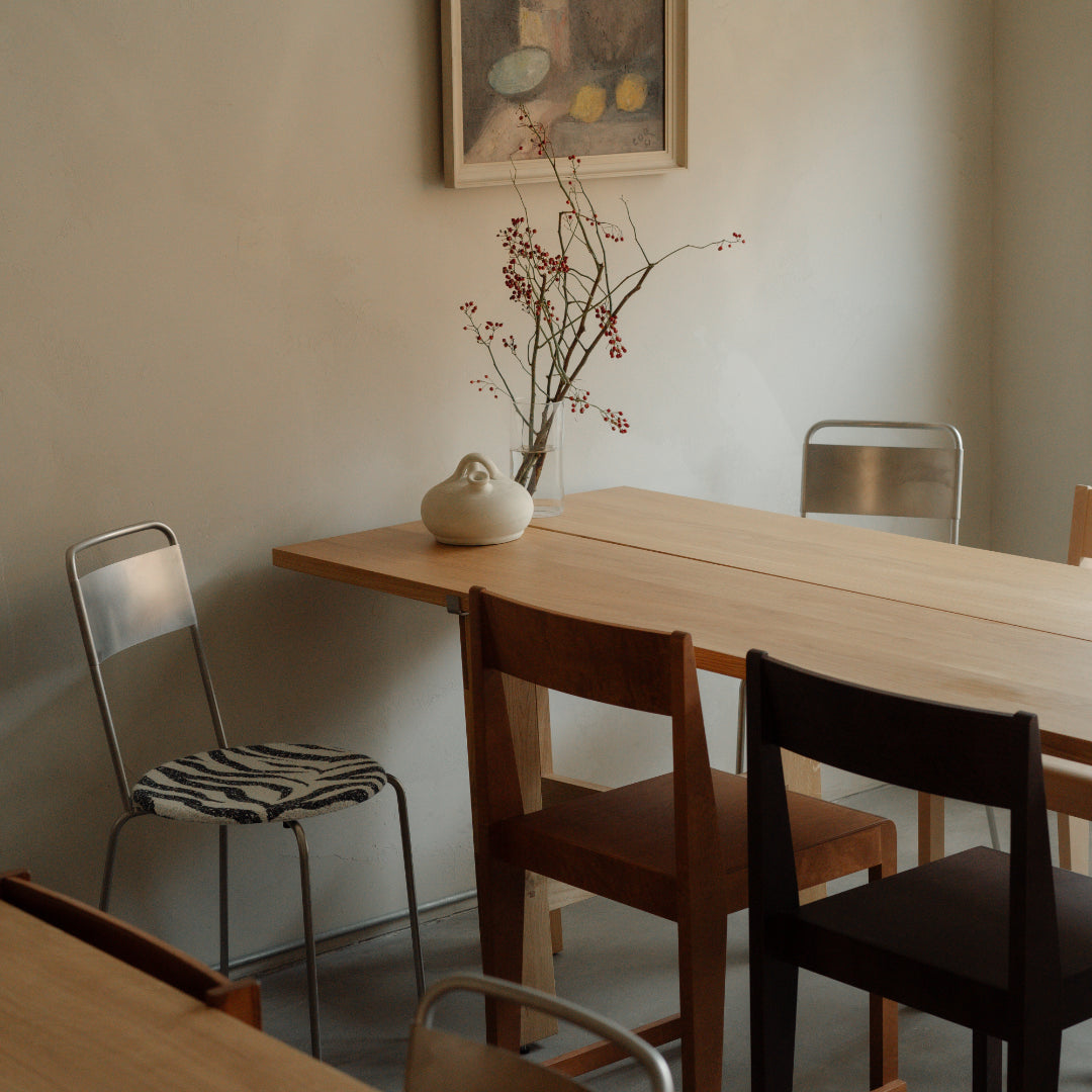 Frama Petit Rond Chair - Zebra Seat - Batten Home