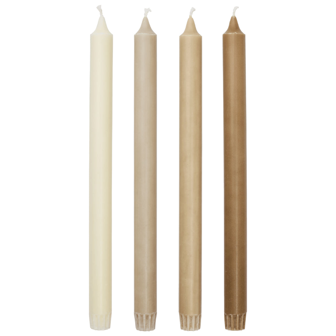 Ferm Living Pure Candles - Set of 4 - Faded - Batten Home