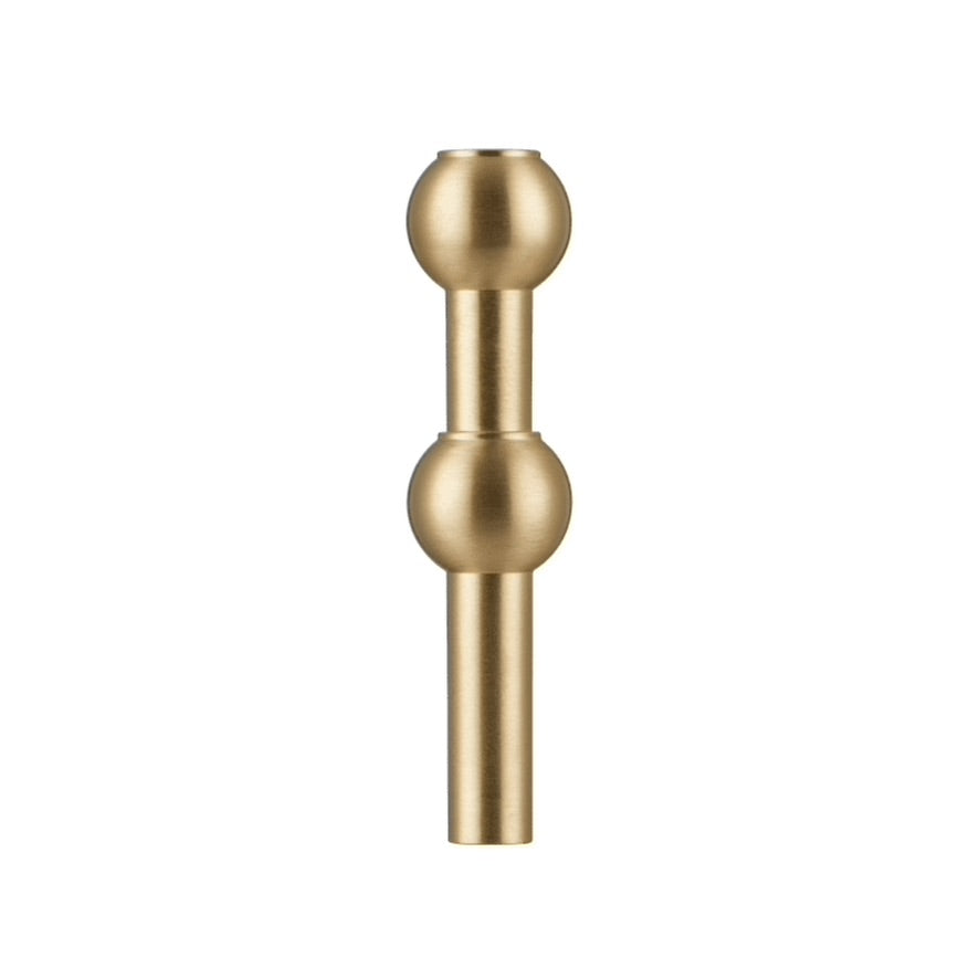STOFF Nagel Vase, Brushed Brass