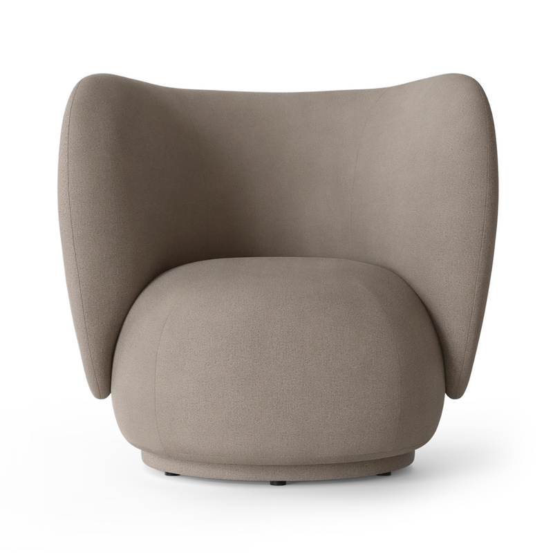 Rico Lounge Chair - Brushed Warm Grey