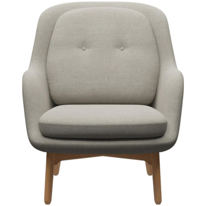 Fri Lounge Chair - Oak Base