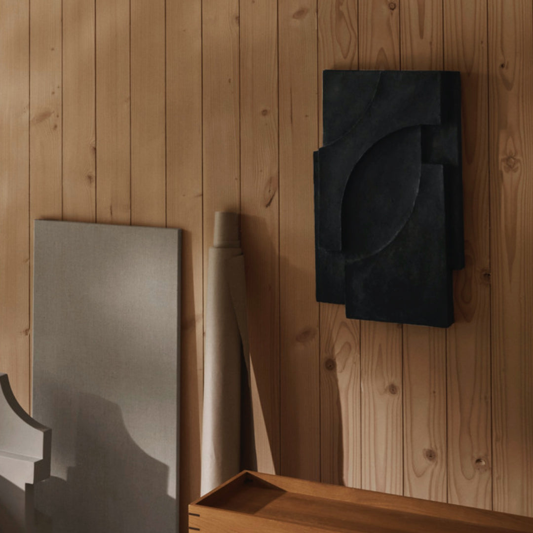 Kristina Dam Studio Serif Relief Wall Hanging - Batten Home