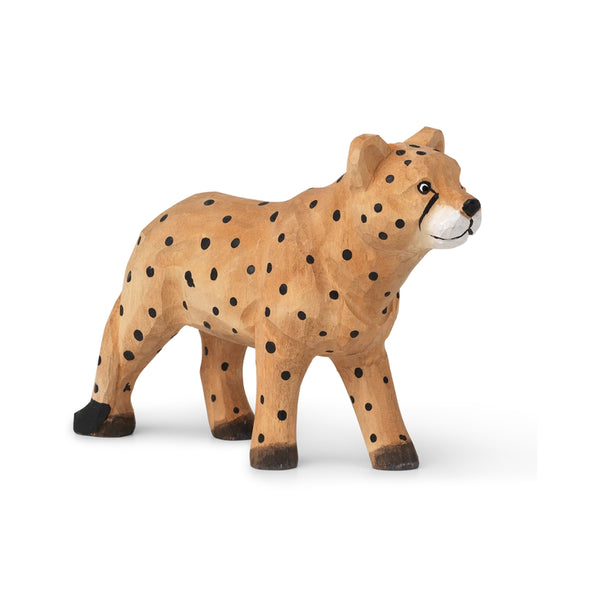 Animal Hand-Carved Wooden Toy - Cheetah