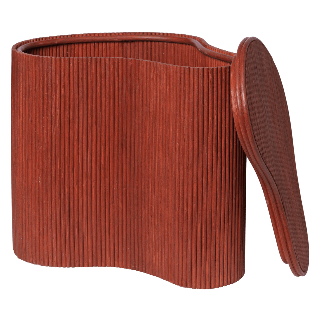 Ferm Living Isola Storage Table - Oxide Red - Batten Home