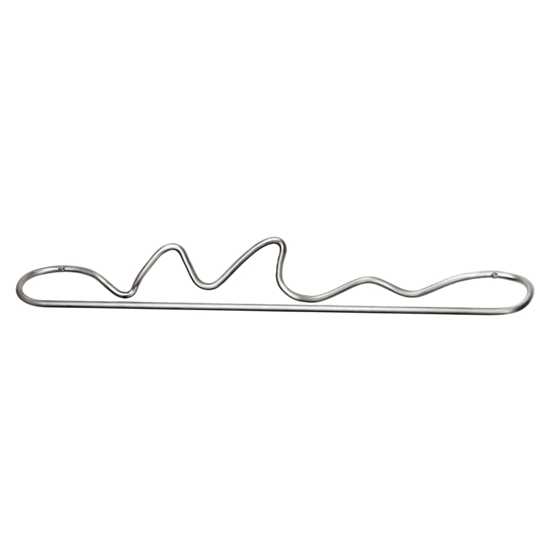Ferm Living Curvature Towel Hanger - Stainless Steel - Batten Home