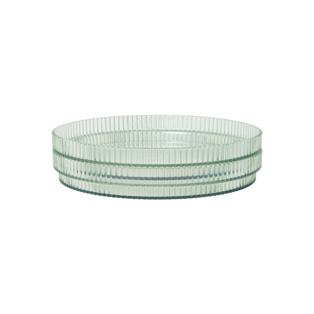 Ripple Kids Plates - Set of 2 - Tea Green
