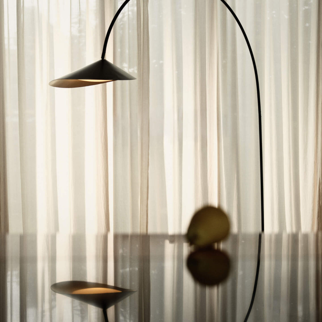 Ferm Living Arum Arched Floor Lamp - Batten Home