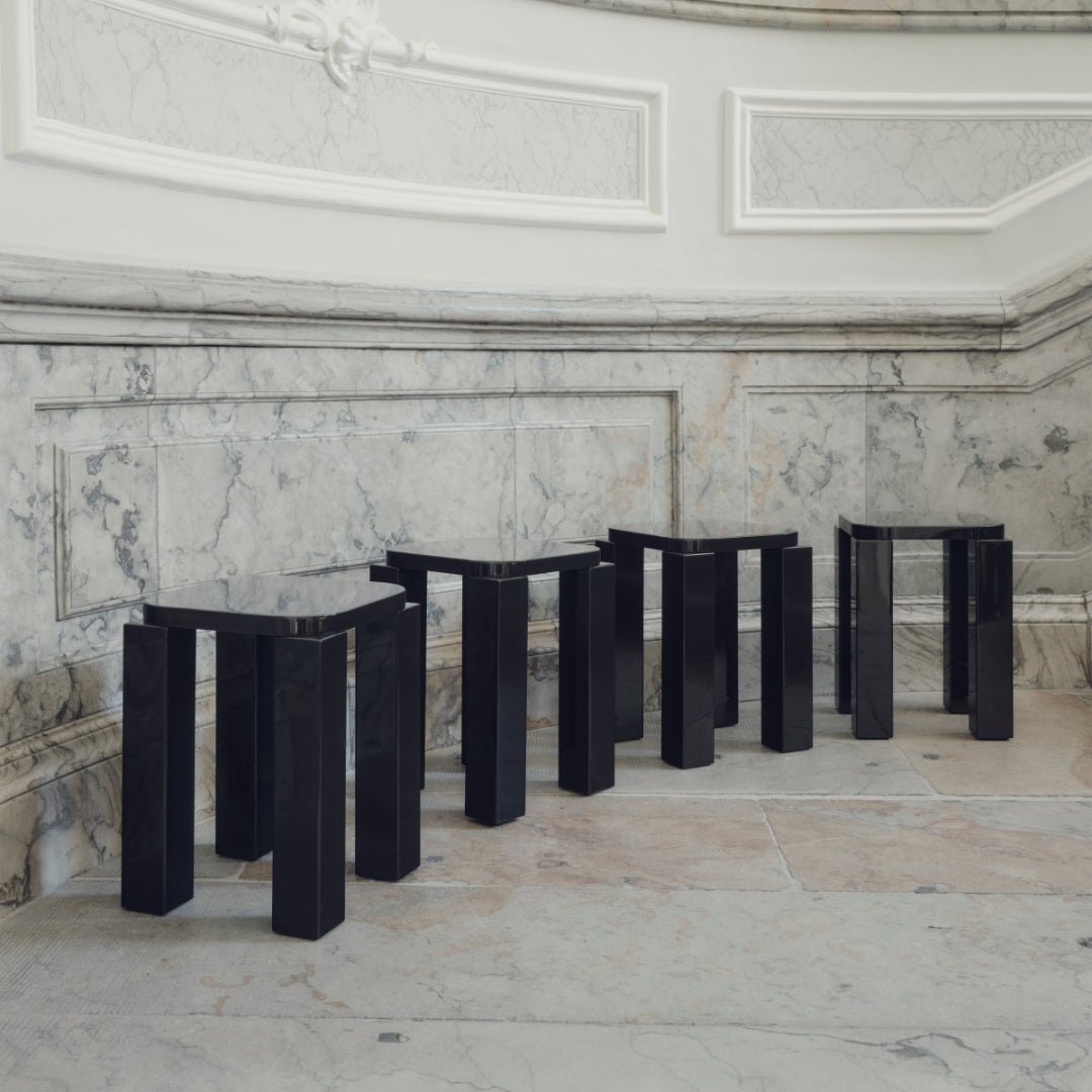 New Works Atlas Stool, Lacquered | Batten Home