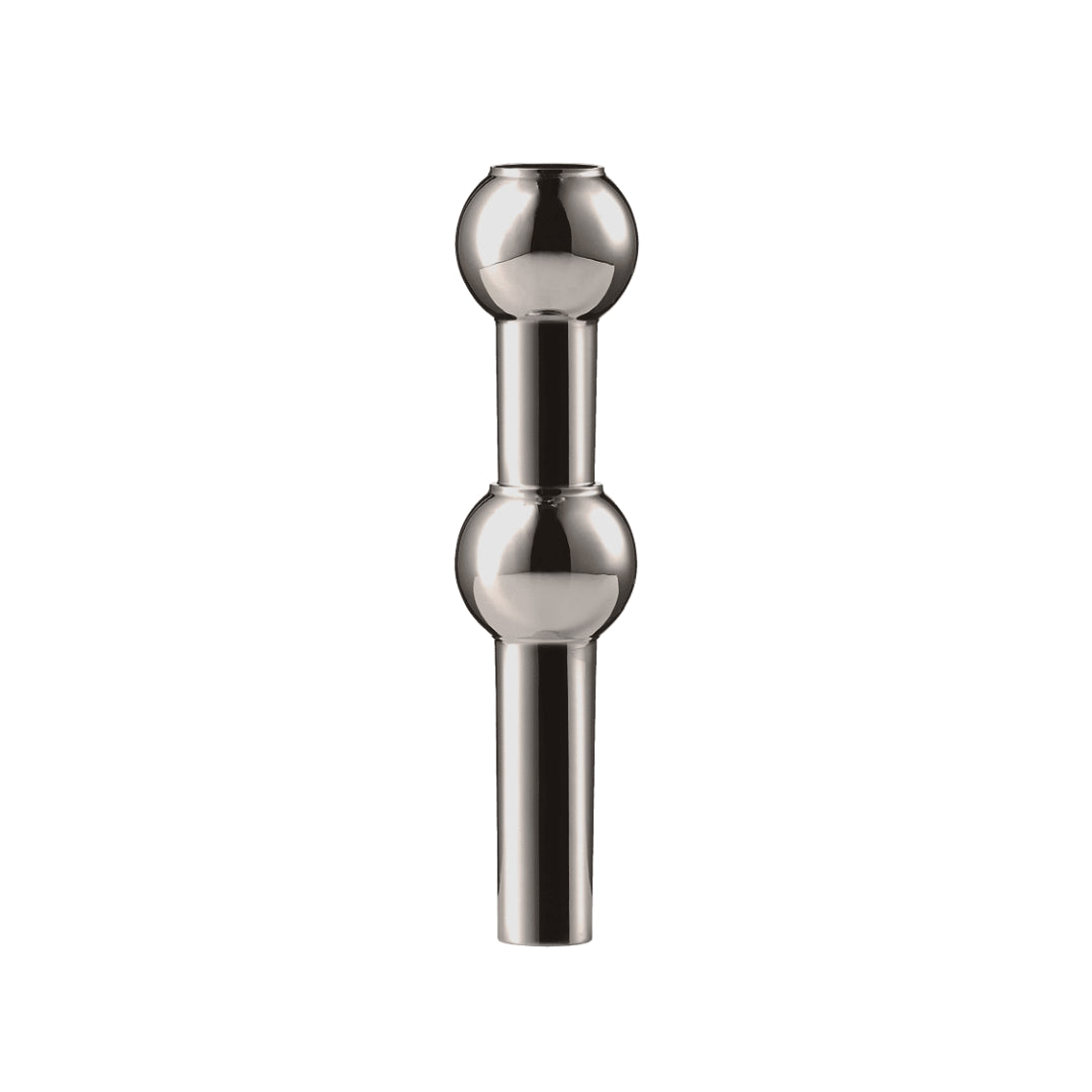 STOFF Nagel Vase, Black Chrome
